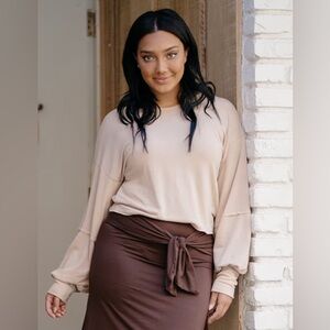 Sozy - ARYA PULLOVER - Taupe - small